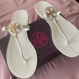 Tory Burch Cream Sandals